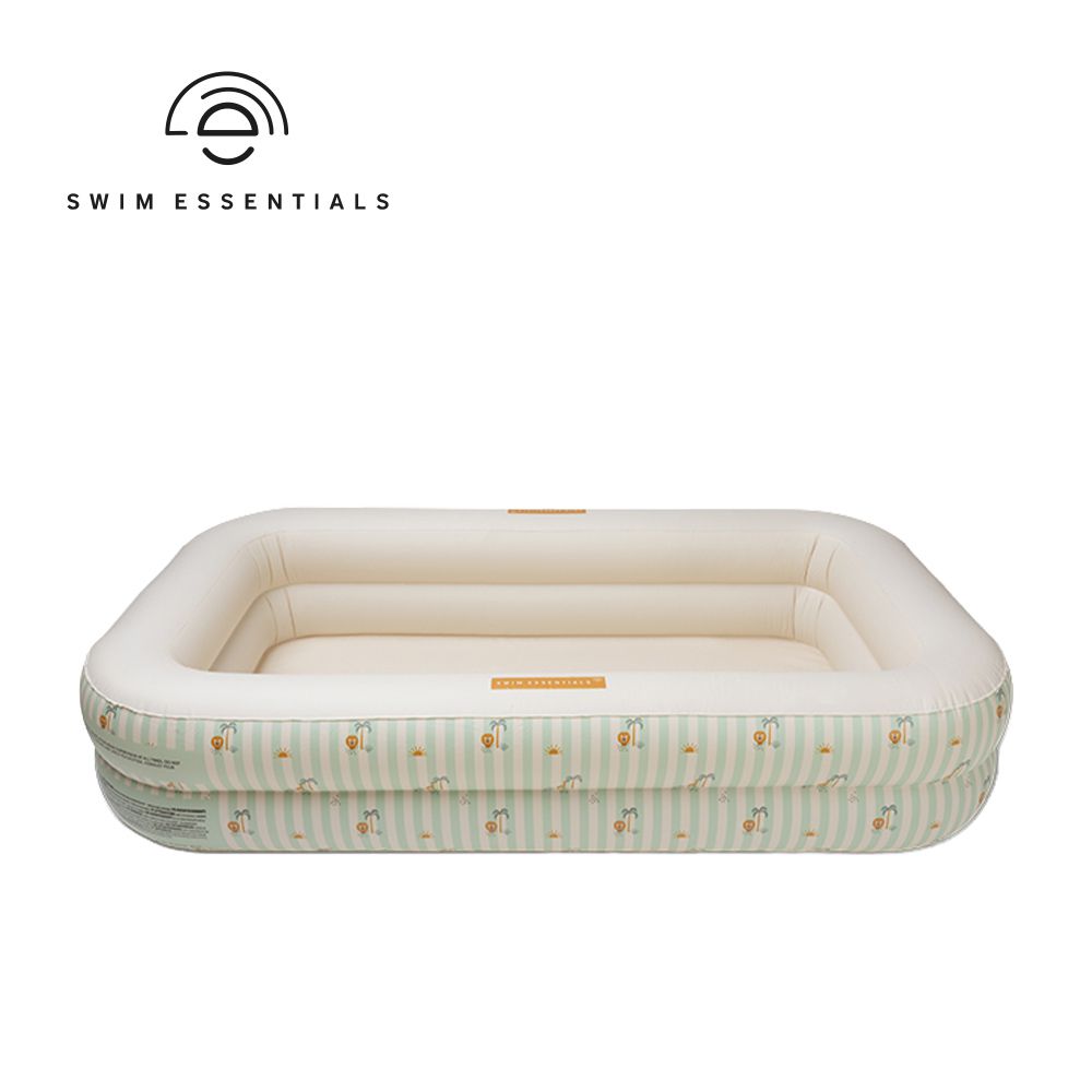 方形充氣戲水池 (211x132x46cm)-叢林小夥伴