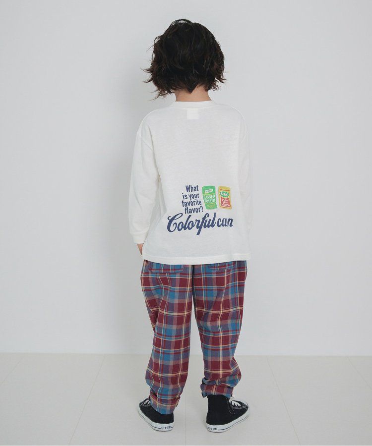 日本 BREEZE - 挺版廓形印花主廚褲-變形蟲-黑