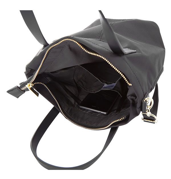 日本 Legato Largo - 撥水光澤高密度尼龍斜挎包-NV海軍藍 (29x23.5x15cm)