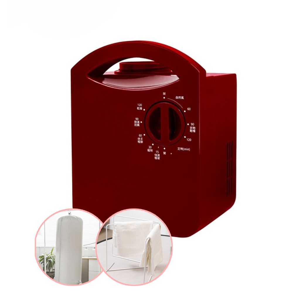 KOM - 四季多功能烘暖機+配件組-紅色