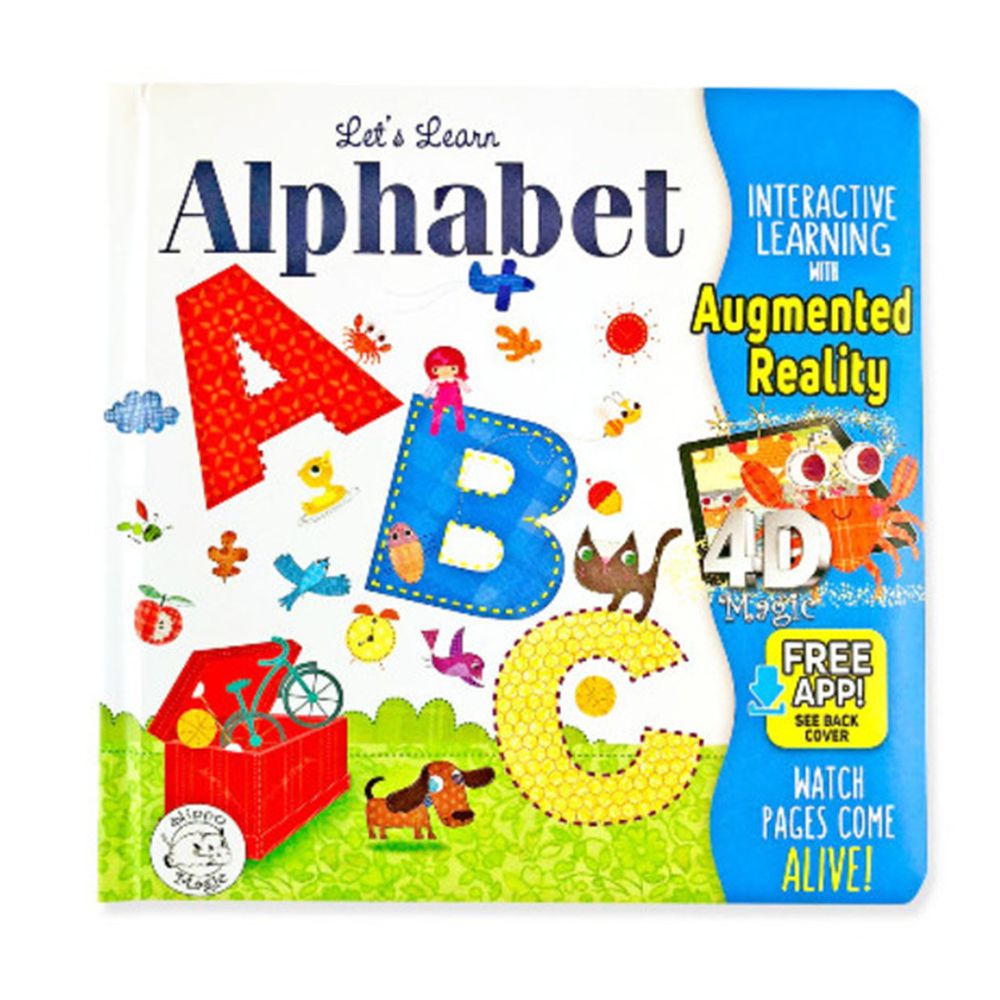 寶寶的第一本英文書:一起學ABC『4D書』Let’s Learn Alphabet Augmented Reality