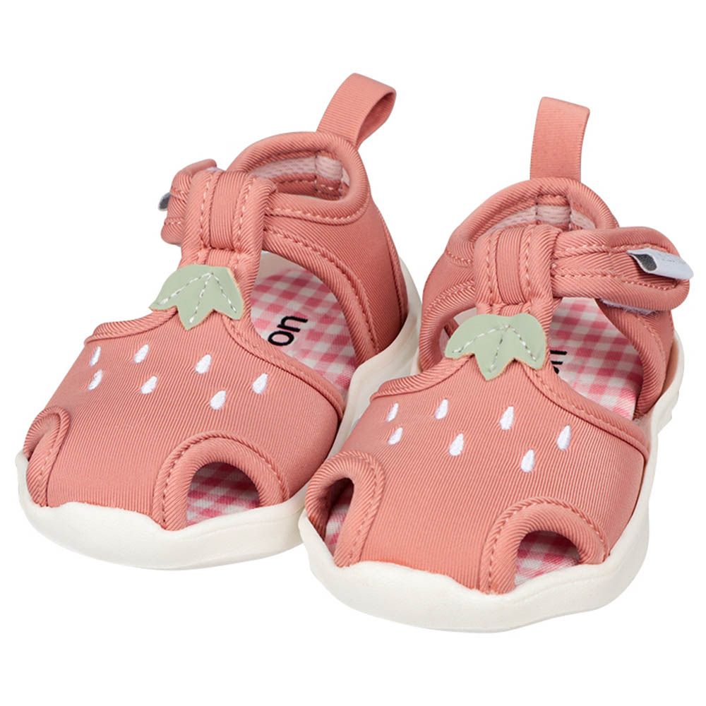 草莓涼鞋-粉紅色