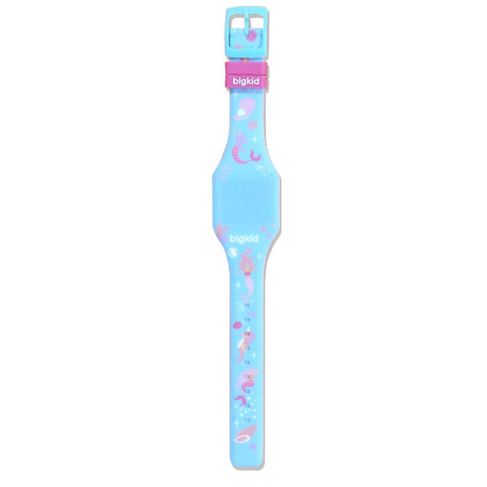 韓國 bigkid - 香香LED電子錶-天藍(水蜜桃香)