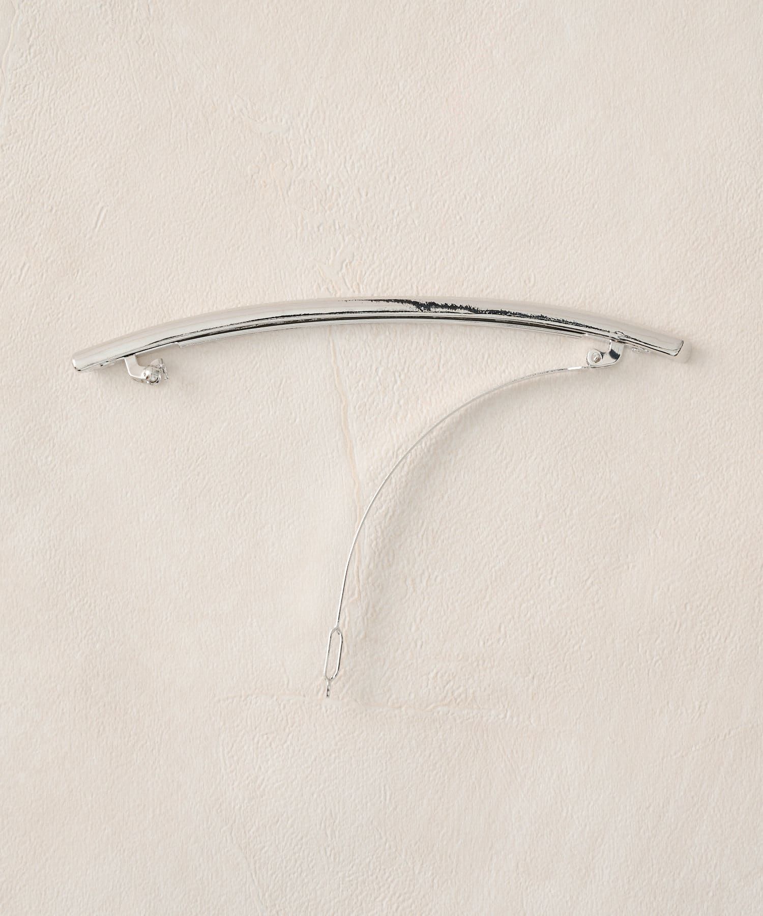 日本 Lattice - 極簡金屬一字夾-咖啡