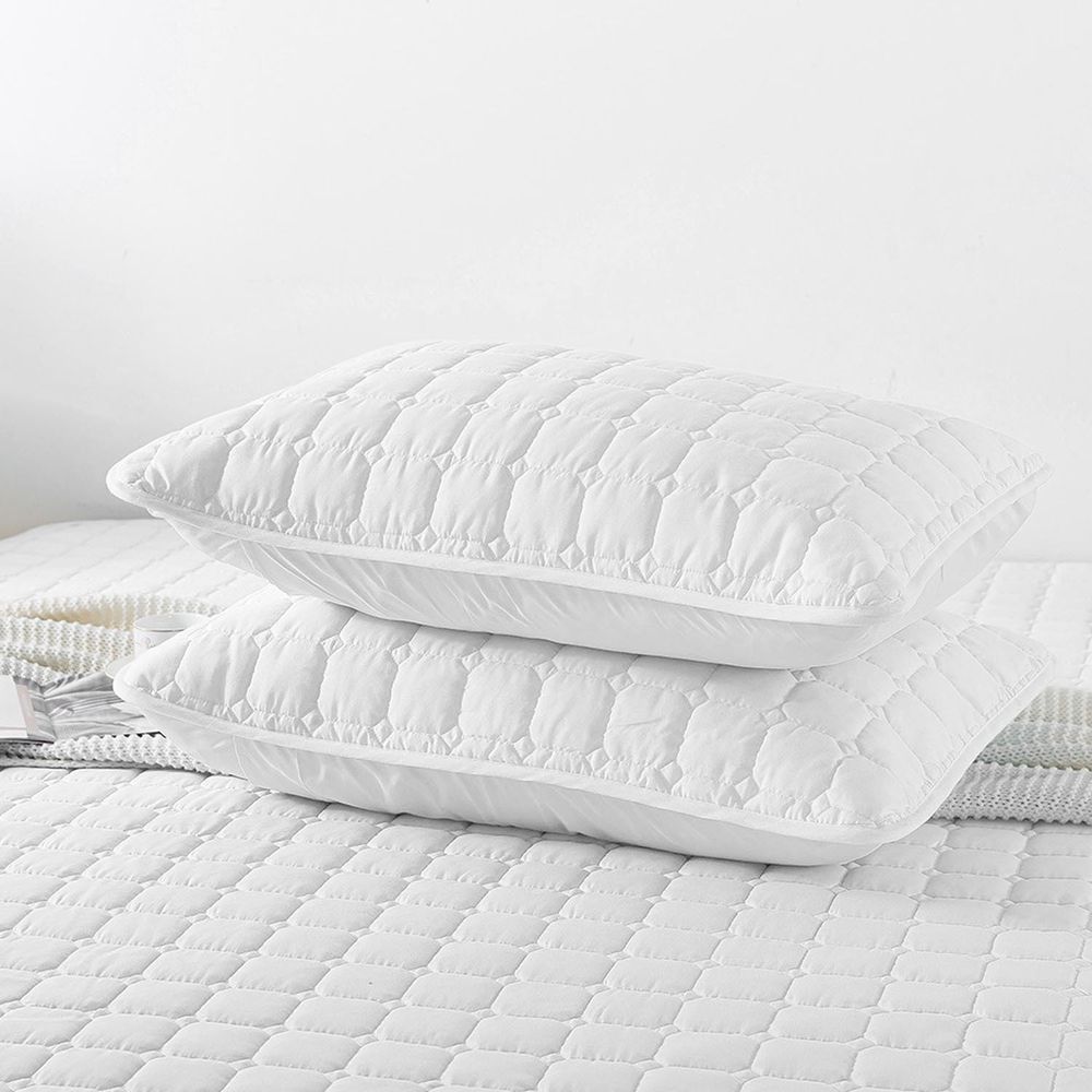 MIGRATORY 媚格德莉 - 100%高效防水透氣保潔枕套-2入-白色 (50x75cm)