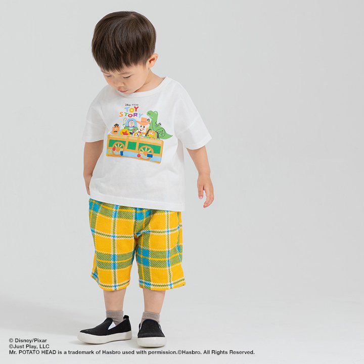 日本 Chil2 - 迪士尼聯名 印花短袖上衣-巴斯光年-白