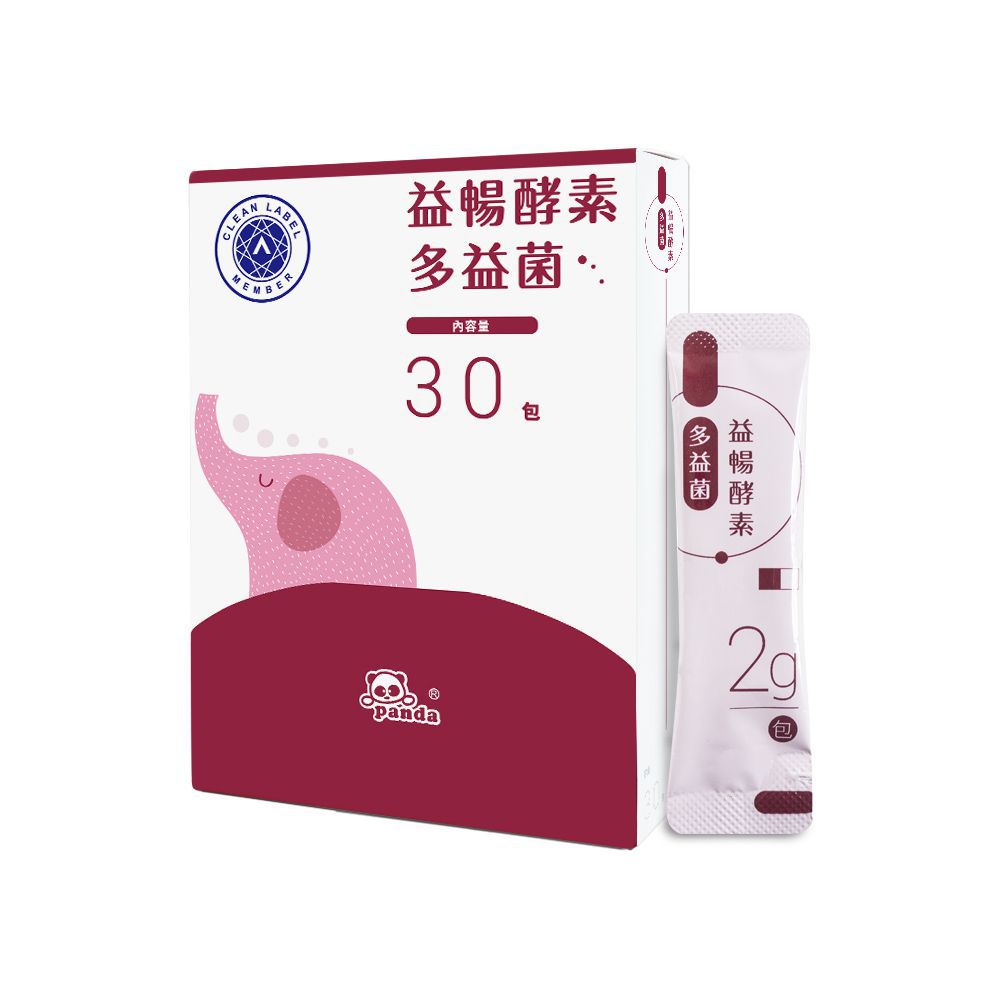 波力聯名造型【鑫耀生技Panda】益暢酵素多益菌/藻精蛋白粉