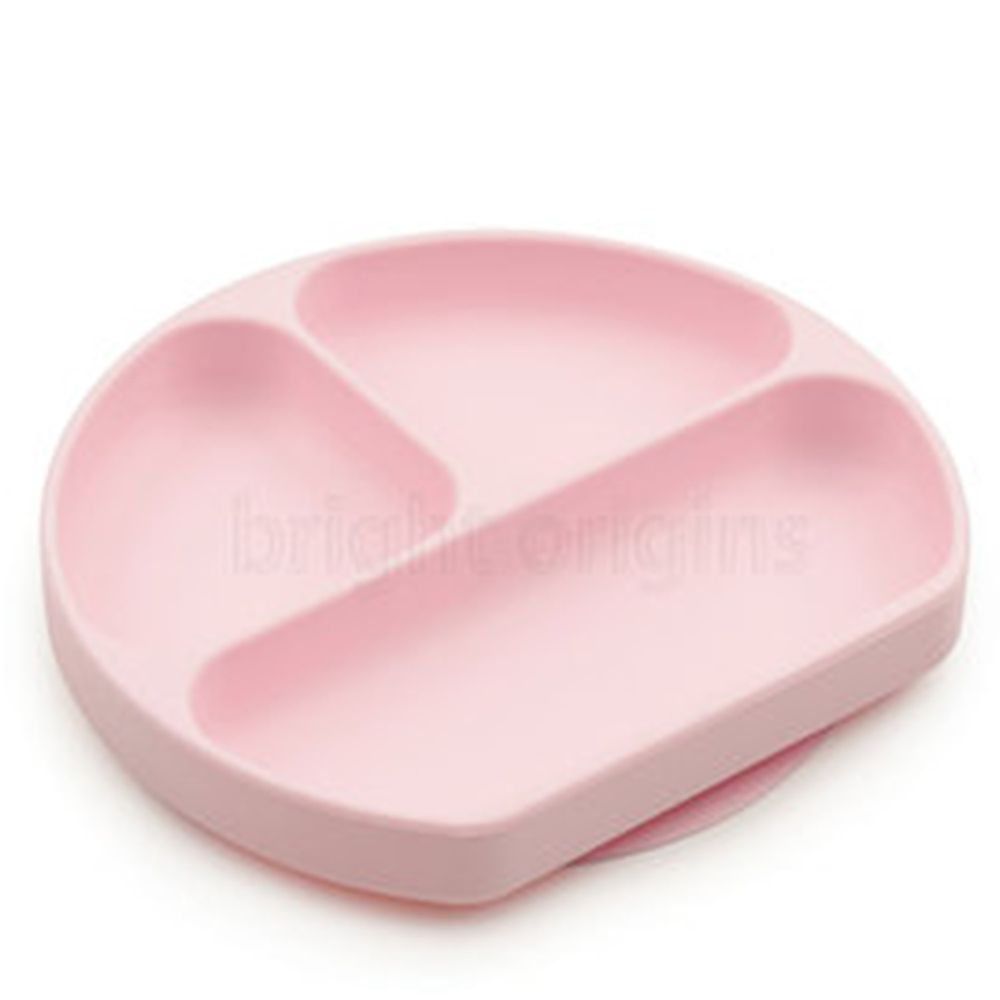美國 Bumkins - 矽膠餐盤-粉色