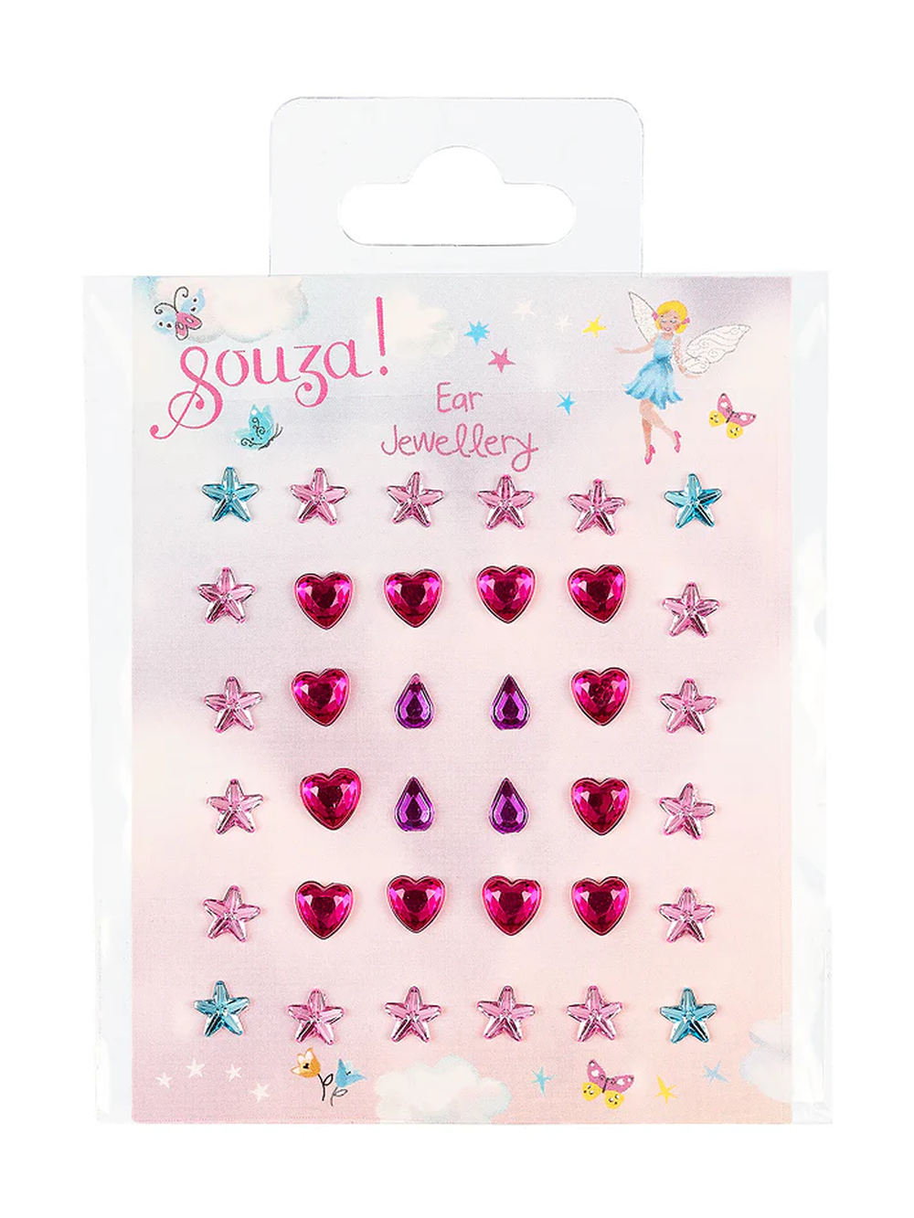 立體珠寶耳環貼-精靈仙子款