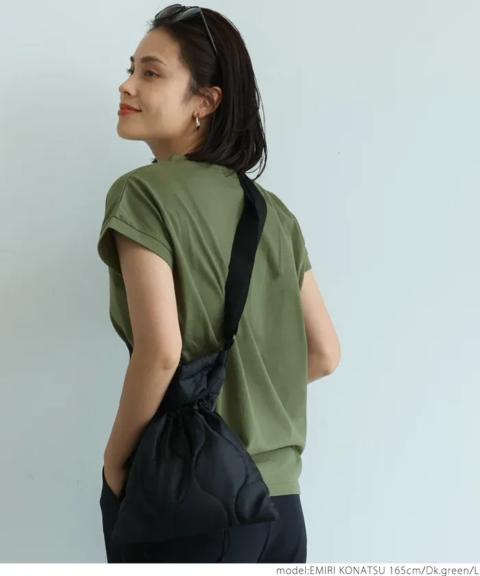 日本 COCA - 100%美國棉厚磅短袖上衣-V領-白