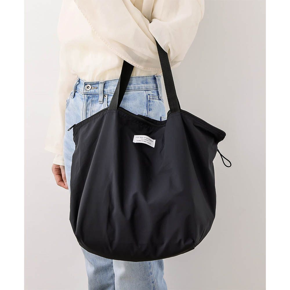 簡約便利大容量保冷購物袋-黑-長54x寬25x高34cm