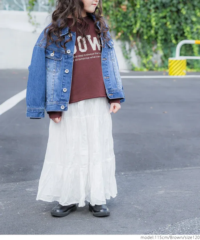 日本 COCA - 定番美式復古LOGO大學T-孩子-淺綠