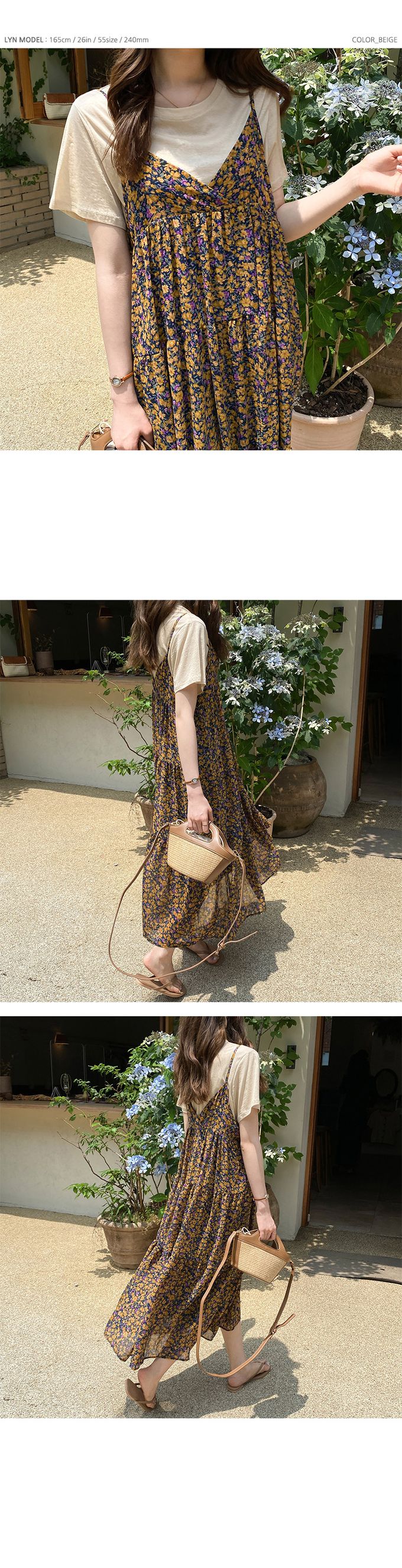 韓國女裝代購 - 好搭配微透圓領短袖上衣-白 (FREE)