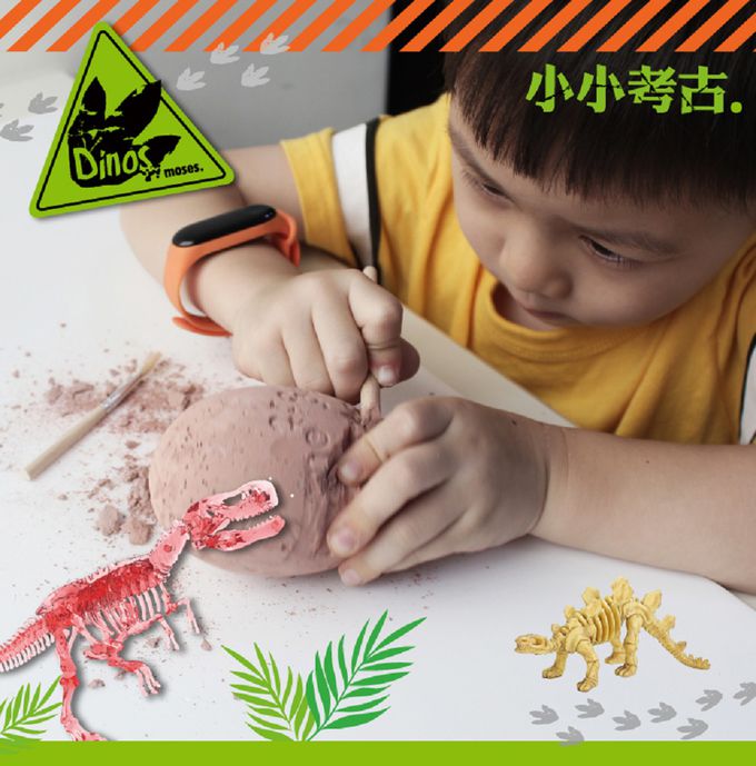 德國 Moses - 小小考古-恐龍蛋化石-6款隨機出貨