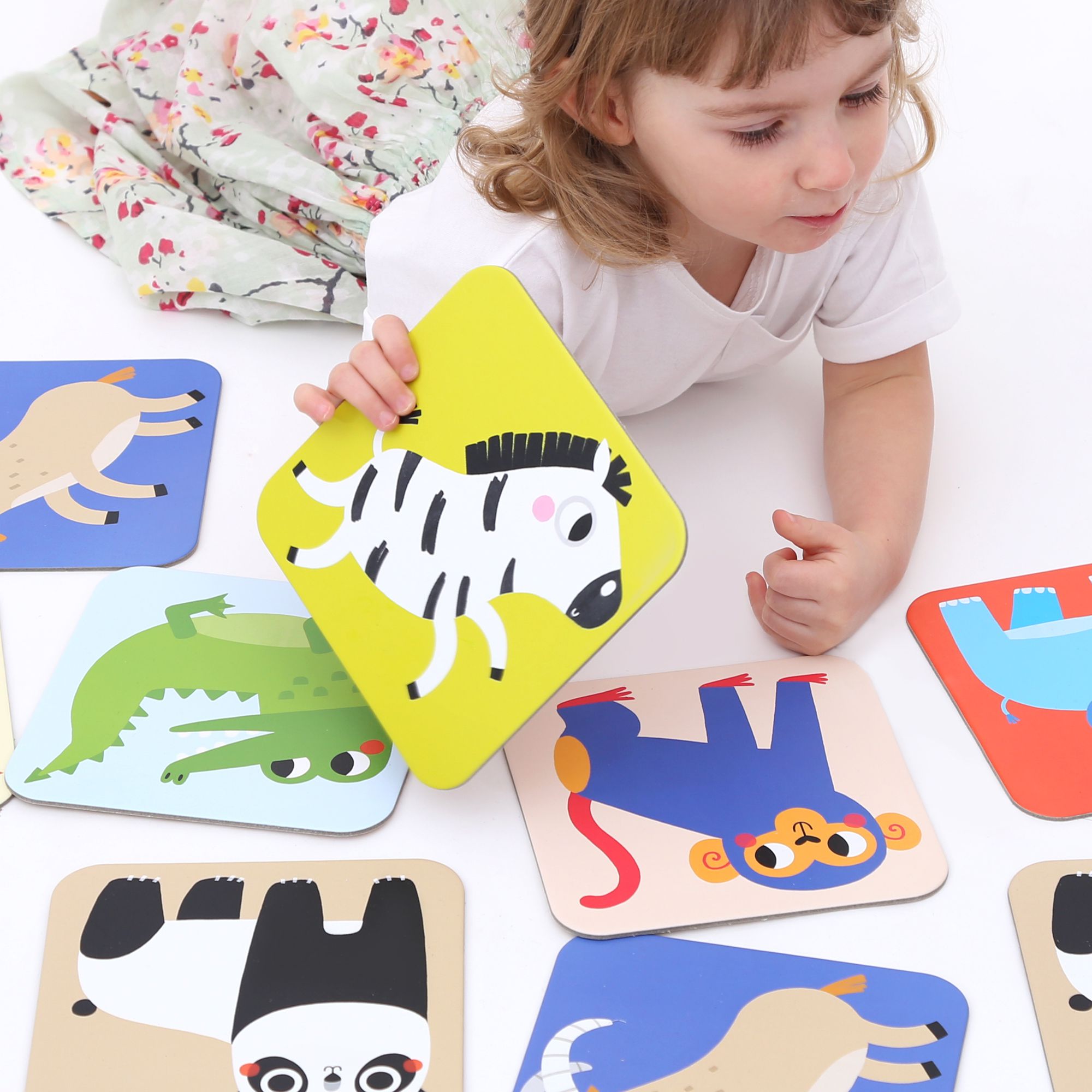 Banana Panda - 超大地板拼圖:野生動物記憶遊戲-24 片/英文版遊戲指南