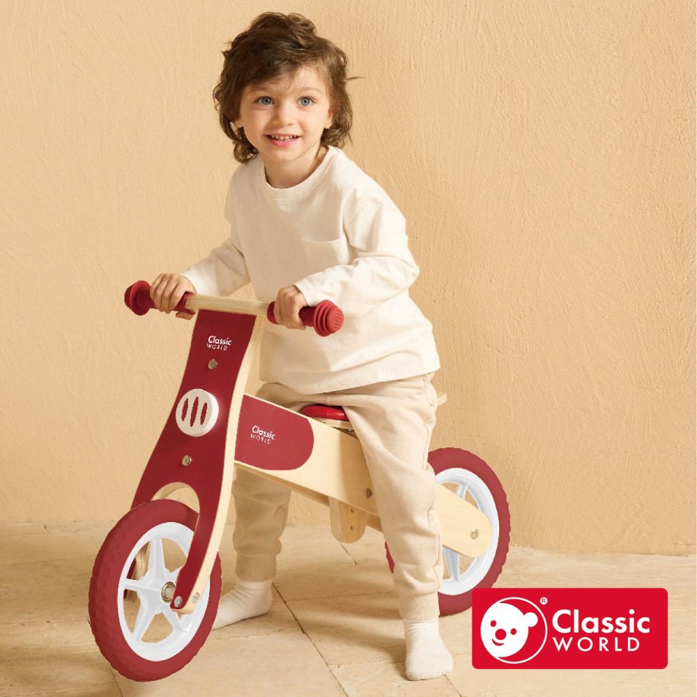 平衡滑步車《60010》-經典紅