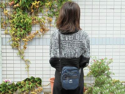 日本 Anello - 迷你多收納斜挎包肩背包-紫色 (21x16x6cm 肩背長約62~117cm)-197g