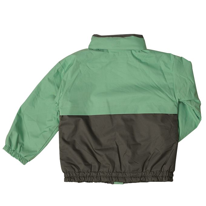 akachan honpo - 防潑水夾克-內裡刷毛-綠色