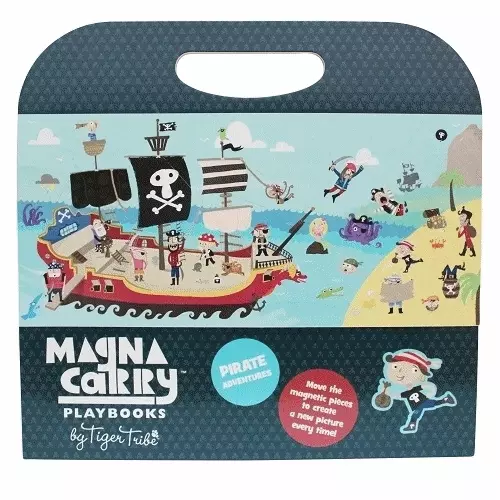 打開就有豐富場景！澳洲【Tiger Tribe】磁鐵玩具＆輕巧著色盒