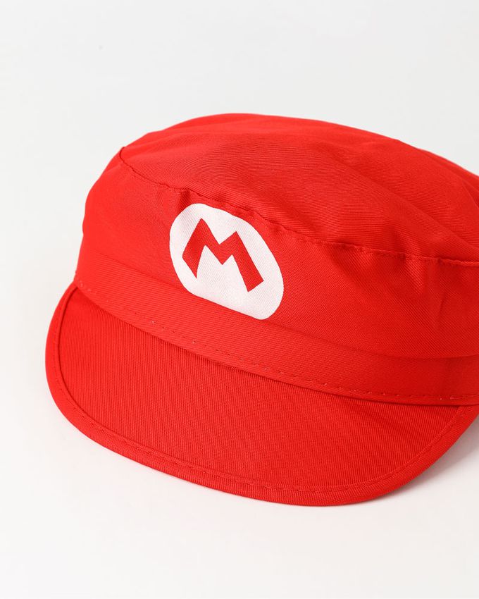 韓國 OZKIZ - (附手套帽子)卡通男寶短袖套裝/萬聖節-紅