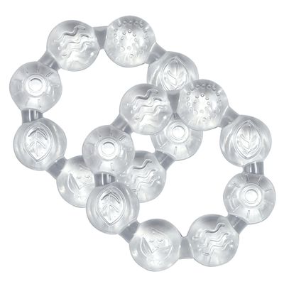 美國 green sprouts 小綠芽 - 冰鎮冷凍型按摩/舒緩疼痛固齒器-透明手鍊造型_2入組