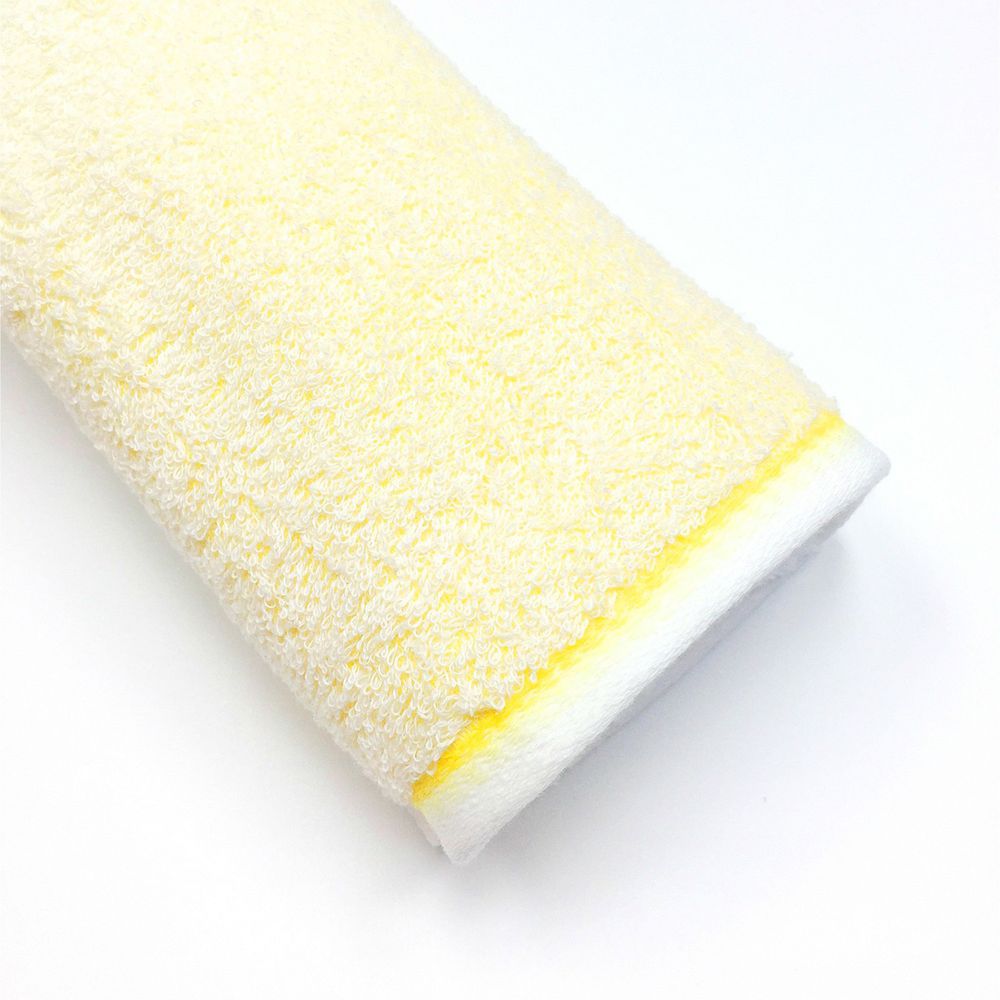 日本 Mon Soleil - 日本製漸層色毛巾-陽光黃 (34*80cm)