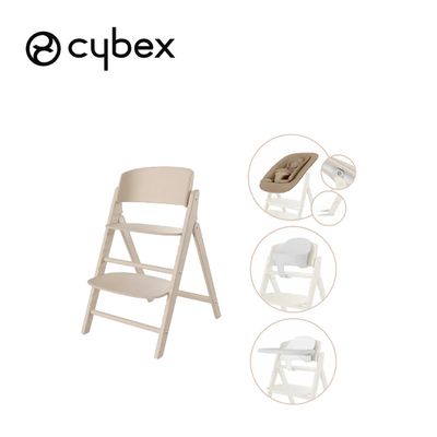德國 Cybex - CLICK & FOLD 四合一兒童成長椅-原木色