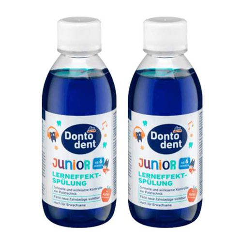 兒童牙菌斑檢測漱口水-二入組-(200ml / 200ml)