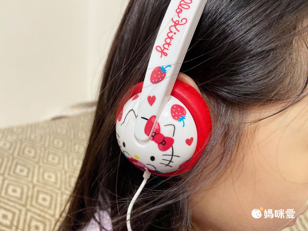 Hong Man - 三麗鷗系列 兒童耳機 可愛耳朵造型款(線控式麥克風)-布丁狗