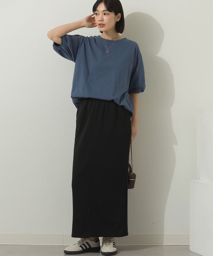 日本 Sans Souci 34+ - 絲滑混棉 可愛泡泡袖上衣-奶油米