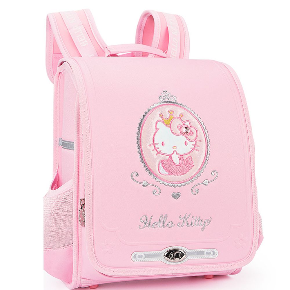 日本小學生書包-卡通人物Hello Kitty-粉色公主 (適合110-135cm)