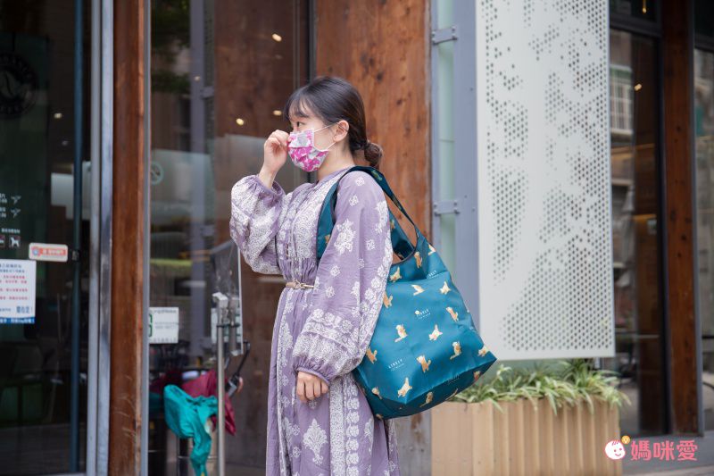 日本 Chepeli - 大容量保冷購物袋(可折疊收納)-刺蝟-深藍-15L/耐重10kg