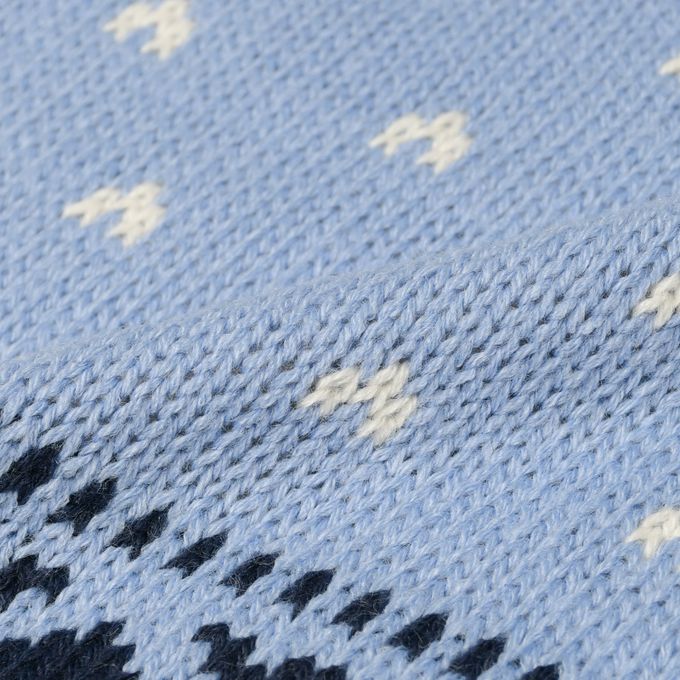 akachan honpo - 針織洋裝-淺藍色