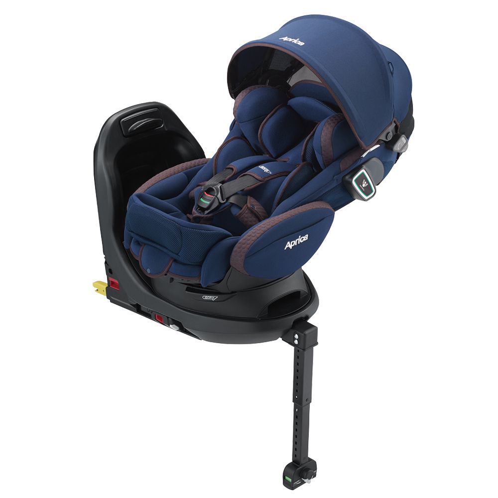 日本 Aprica - 0~4歲平躺型汽車安全座椅Fladea grow ISOFIX 粹戀-(ISOFIX、橫向平躺、360度旋轉)