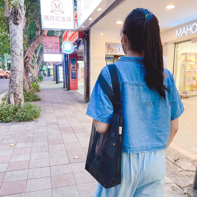 理理 liil - 透網多用托特肩背包-L (L510xH390xD125mm/背帶長280mm)-約330g