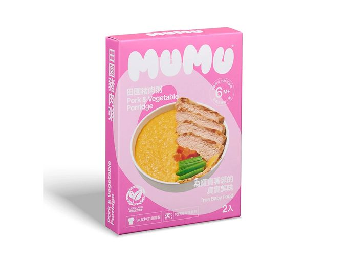 MUMU - 田園豬肉粥150gx2包/盒