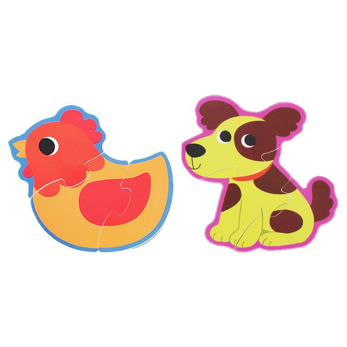 韓國 Ariati - 磁性拼圖-小狗&公雞