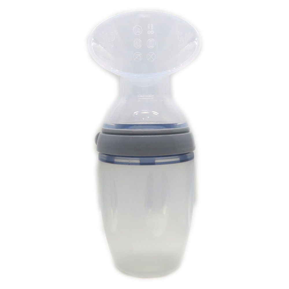 紐西蘭 HaaKaa - 第三代專利多功能哺乳系列-真空吸力集乳器-銀灰-250ml