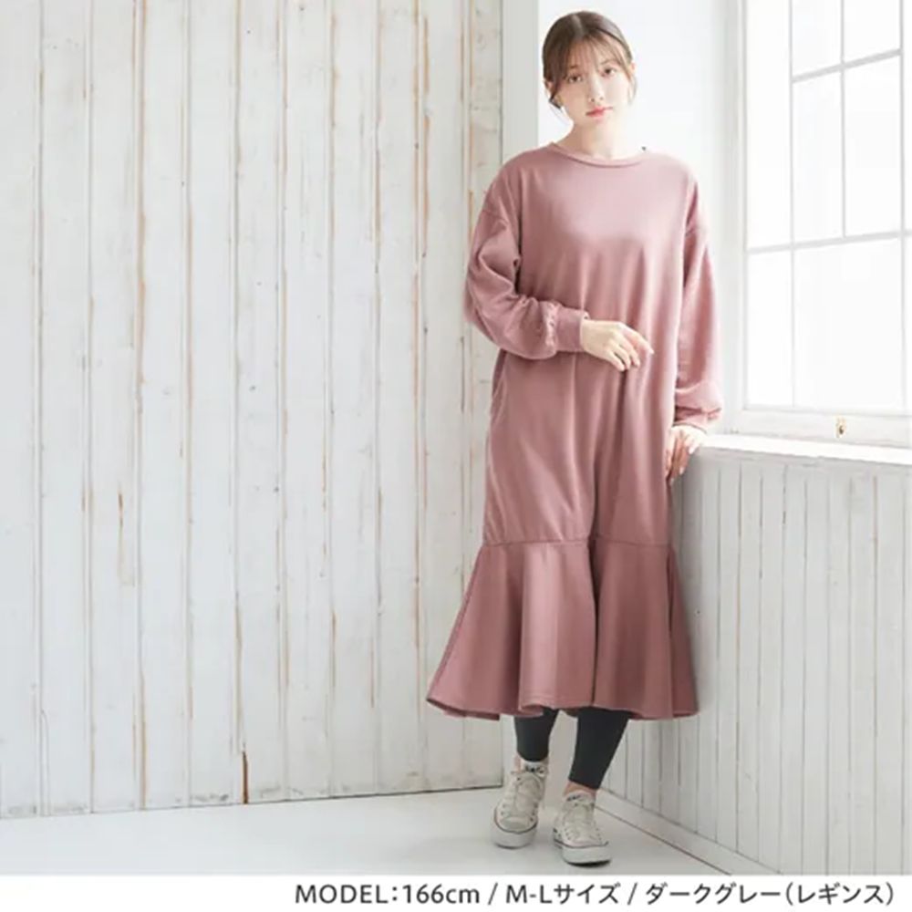 日本 BELLUNA - 150丹彈性保暖褲襪/內搭褲-深灰