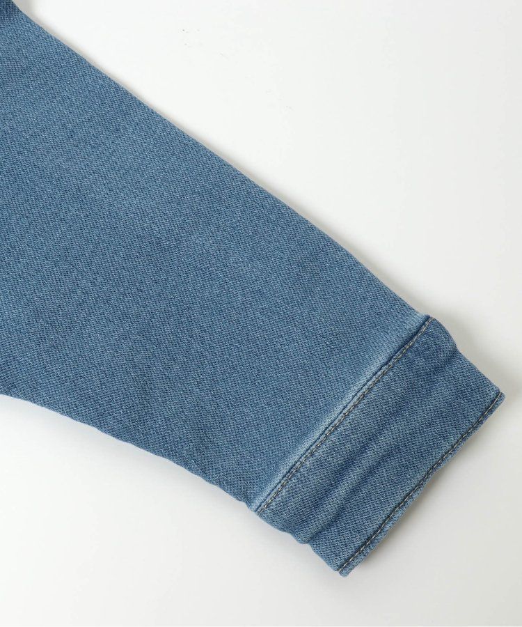 日本 BREEZE - すぽ軽系列 輕盈彈性牛仔外套-淺藍