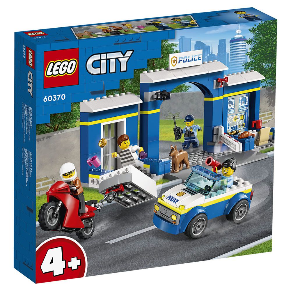 樂高積木 LEGO《 LT60370 》City 城市系列 - 警察局追逐戰