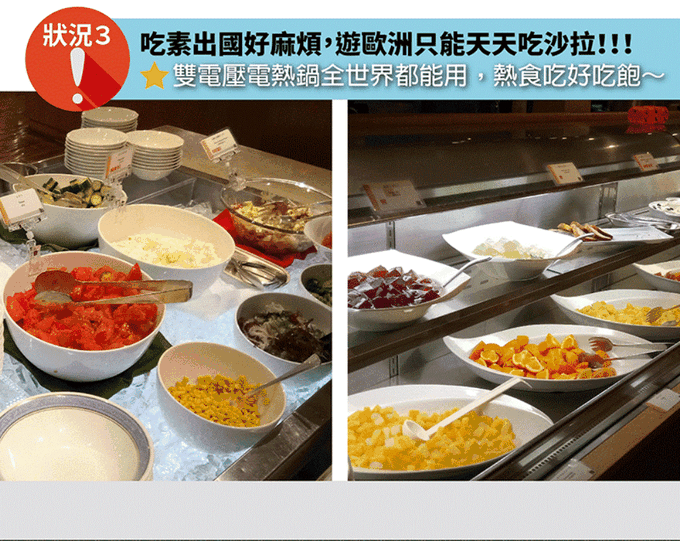 YAMASAKI - 雙電壓304隨行電熱鍋(空姐鍋)