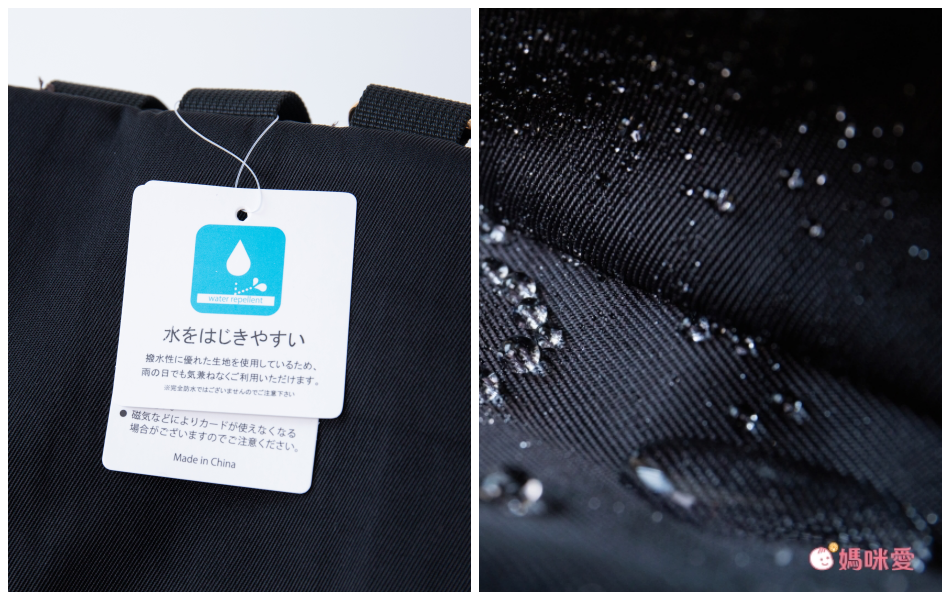 日本 Fuente - [超輕量] 簡約蝴蝶結機能收納後背包-迷霧藍 (26x41x14cm)