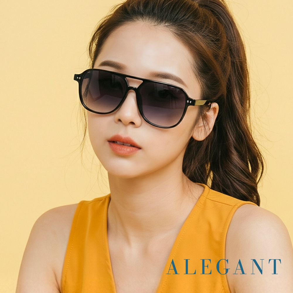 輕奢戶外星夜紫影漸層輕量TR90飛官偏光墨鏡│UV400太陽眼鏡 (星夜紫影)