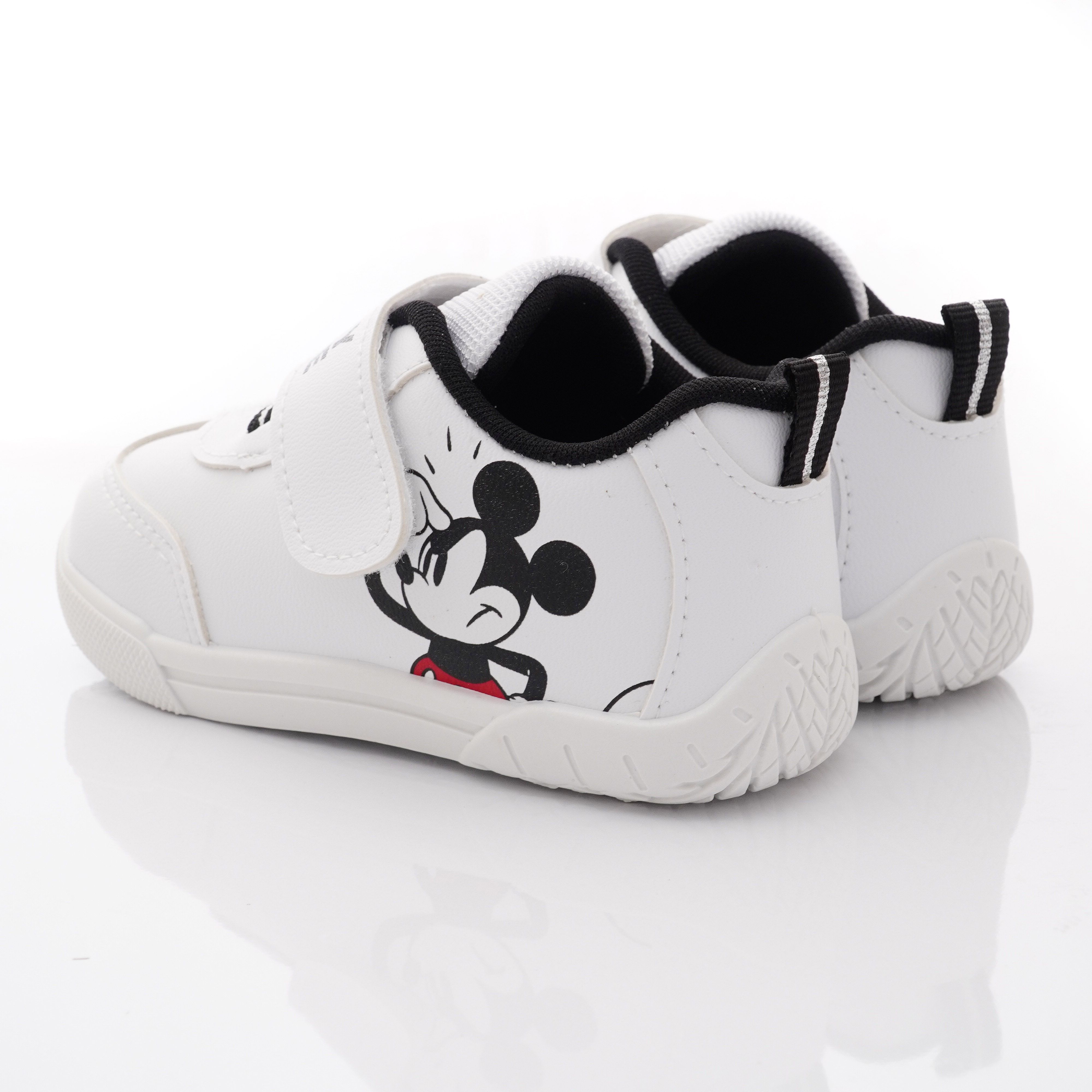 Disney - 卡通童鞋-米奇不對稱休閒鞋款(中小童段)-白