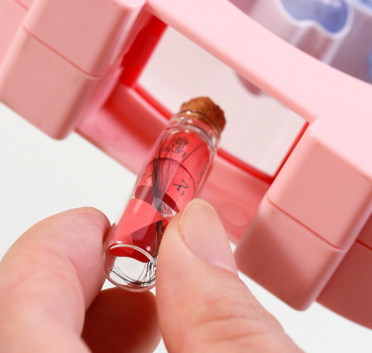 寶寶乳牙收藏盒-小老鼠款-粉色 (20x16cm)