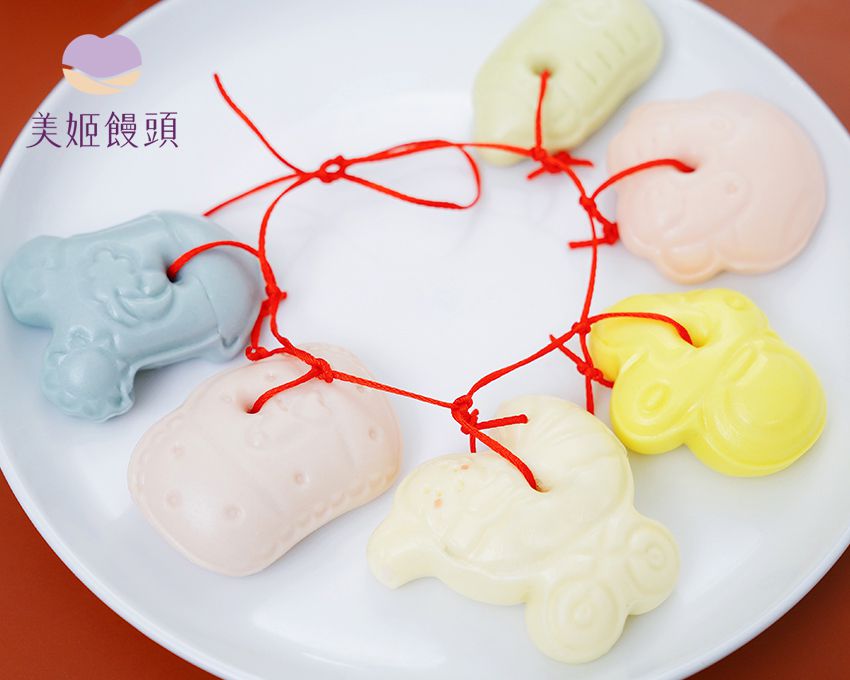 美姬饅頭 - 寶寶收涎饅頭-6入-20g/顆