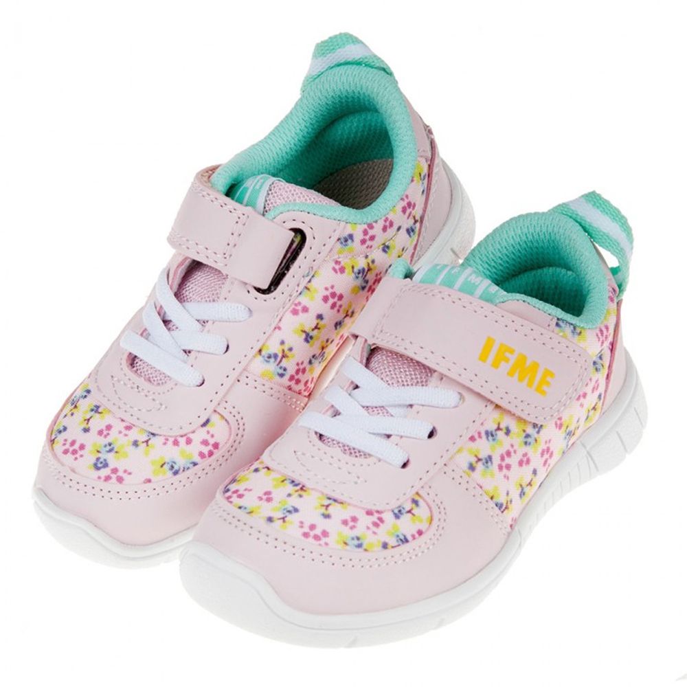 日本IFME - 日本IFME童趣碎花粉紅兒童機能運動鞋