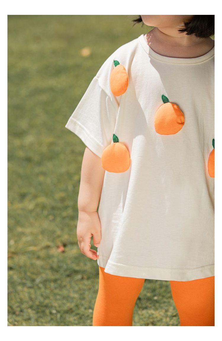 純棉立體圓領休閒短袖上衣-愛心-粉色