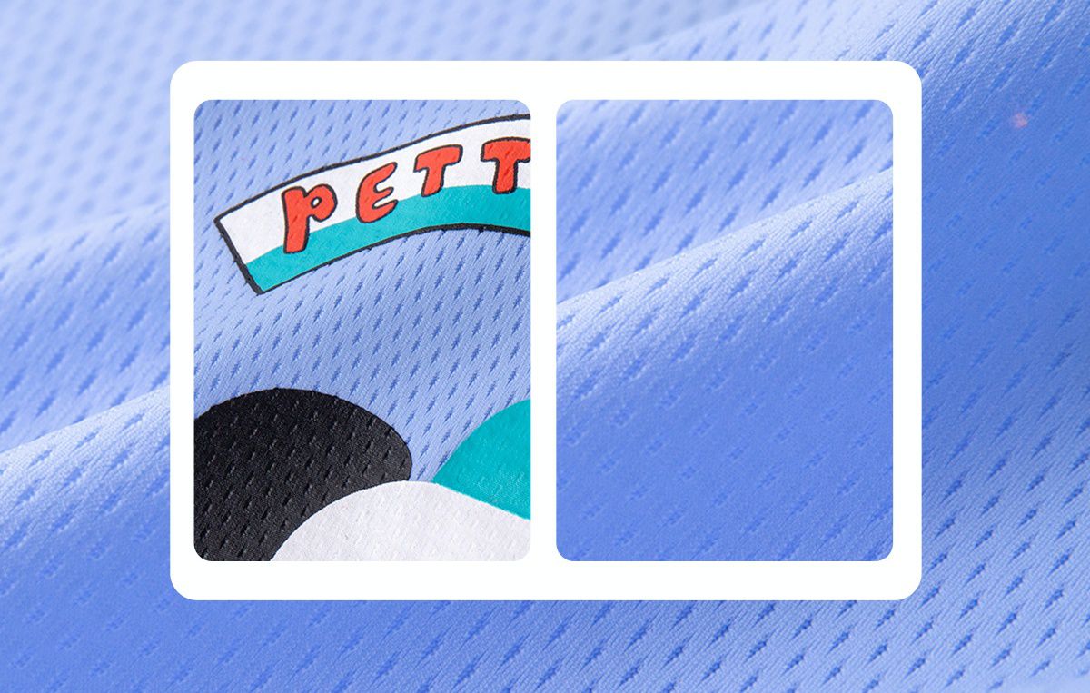 網眼運動風寬寬短褲-英文字母A-白色